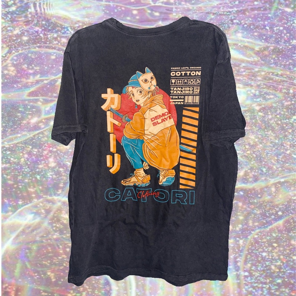 Modern day demon slayer Tanjiro graphic tee